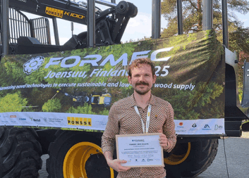 Researchers investigate energy sources for electric forestry machinery